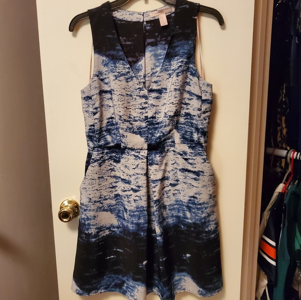Forever 21 M blue midi dress with pockets